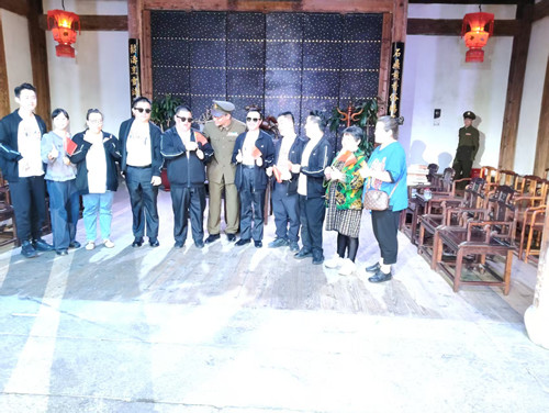 福州市盲协组织视障朋友观看《冷月无声——吴石传奇》（内测演出）